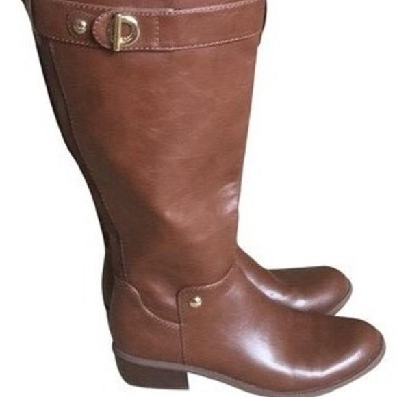 Tommy Hilfiger Brown Leather  Boots - Picture 3 of 3